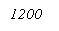 Подпись: 1200