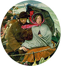 Ф. Мэдокс Браун. «Прощание с родиной». Масло. 1852–1855. Ф. Мэдокс Браун. «Прощание с родиной». Масло. 1852–1855.